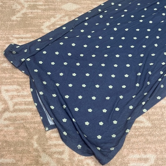 TED Baker Ditsy Spot Long Sleeve Jersey Midi Dress 2 - Picture 4 of 10